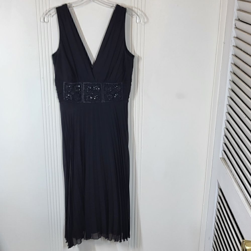 Max & Cleo Black Silk Dress